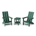 FREEDOM 3-PIECE MODERN ADIRONDACK SET WITH SIDE TABLE by Wildridge