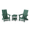 Freedom 3-Piece Modern Adirondack Set with Side Table by Wildridge