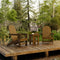 Freedom 3-Piece Traditional Adirondack Set with Side Table by Wildridge