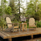 Freedom 3-Piece Traditional Adirondack Chair with Side Table by Wildridge
