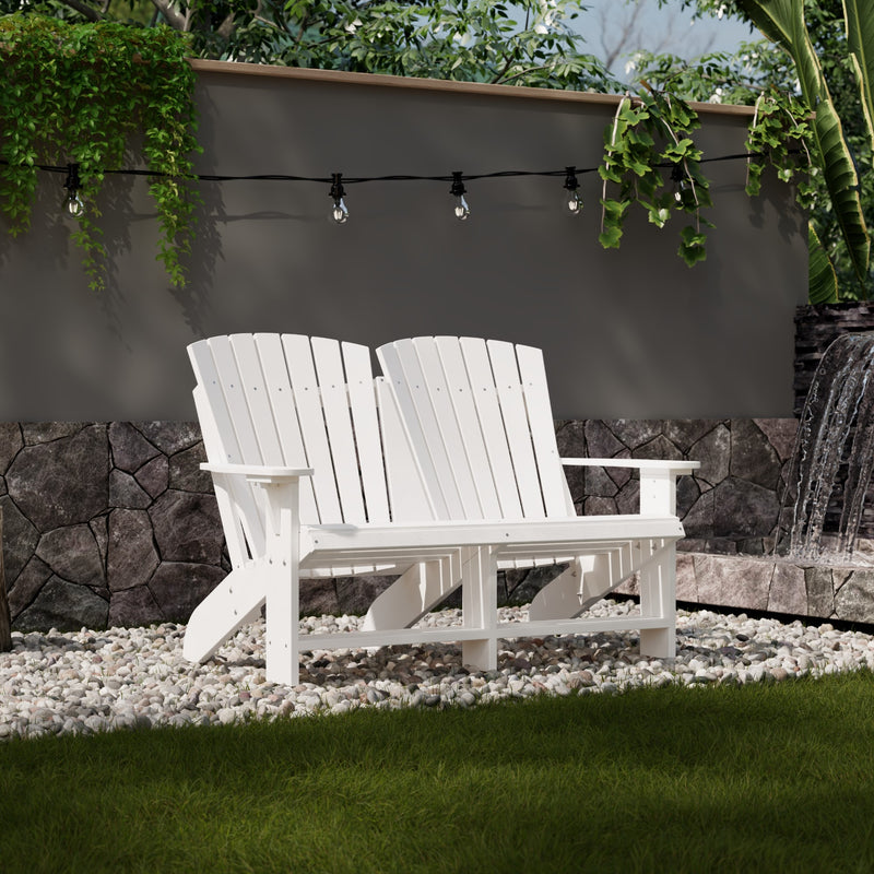 Heritage Double Adirondack Bench by Wildridge