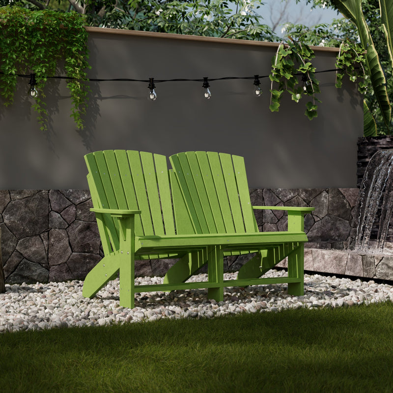 Heritage Double Adirondack Bench by Wildridge