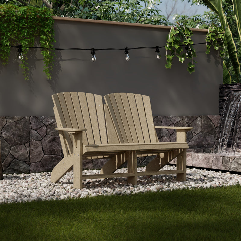 Heritage Double Adirondack Bench by Wildridge