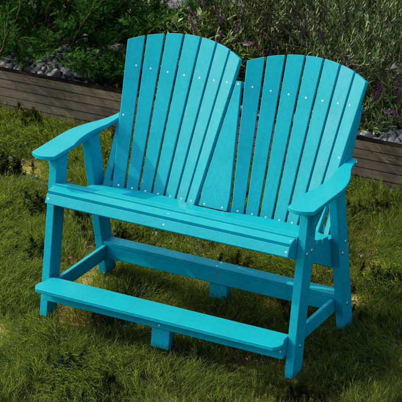 Heritage Double High Adirondack Bench by Wildridge