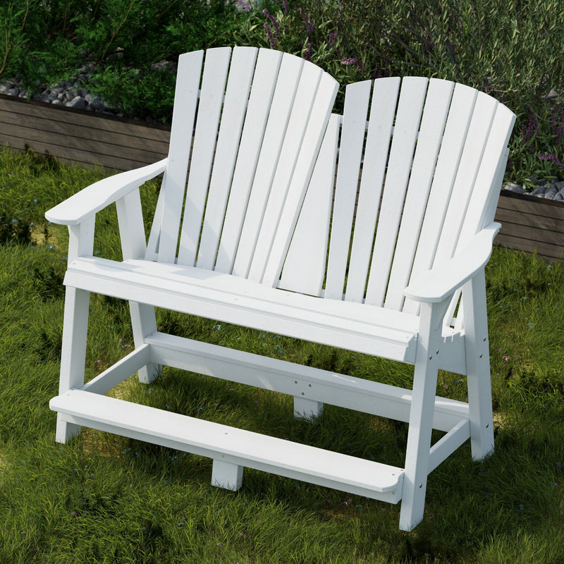 Heritage Double High Adirondack Bench by Wildridge