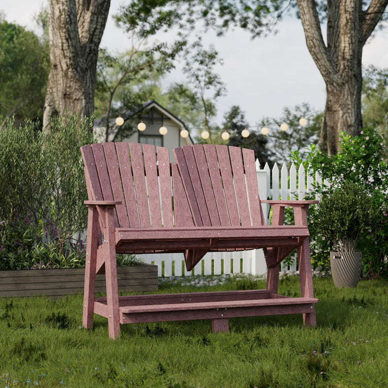 Heritage Double High Adirondack Bench by Wildridge