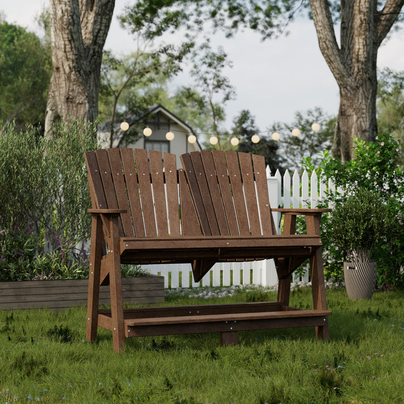 Heritage Double High Adirondack Bench by Wildridge