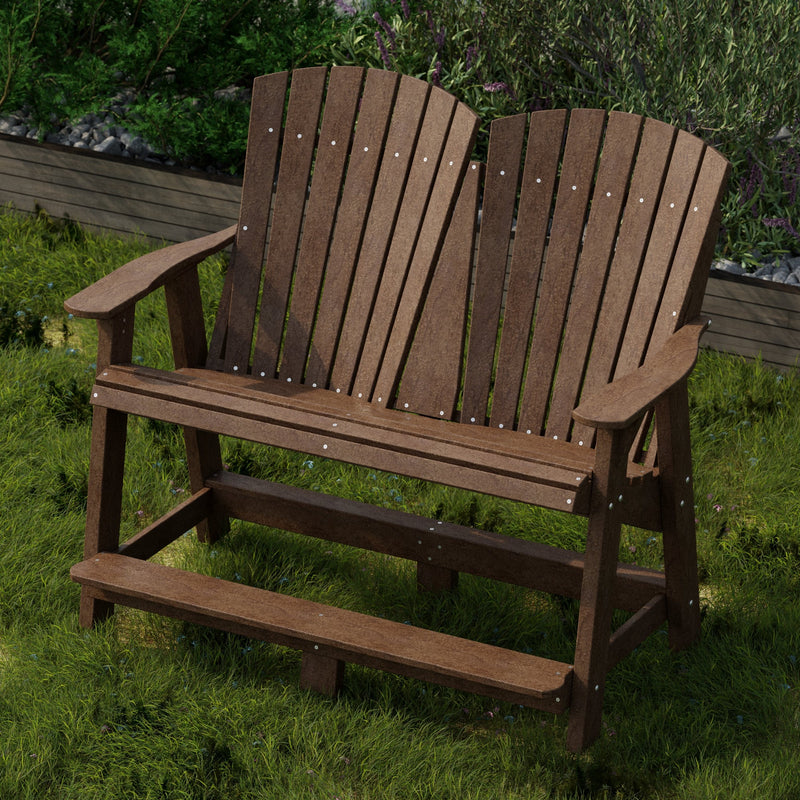 Heritage Double High Adirondack Bench by Wildridge