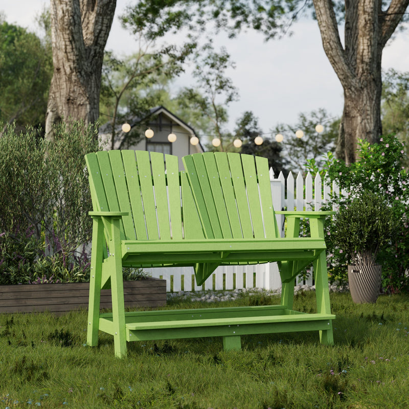 Heritage Double High Adirondack Bench by Wildridge