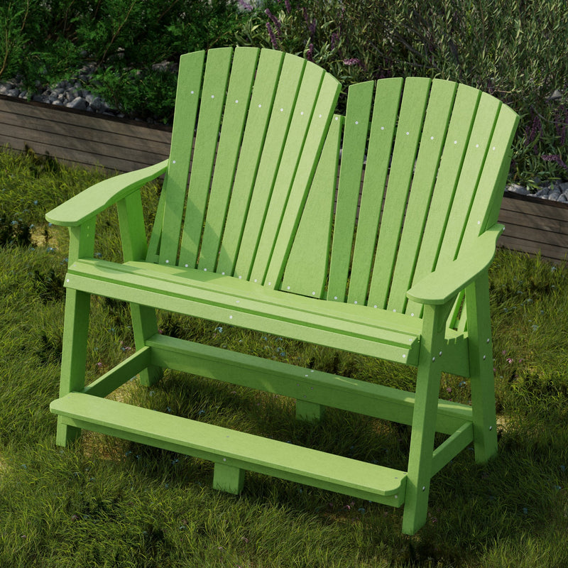 Heritage Double High Adirondack Bench by Wildridge