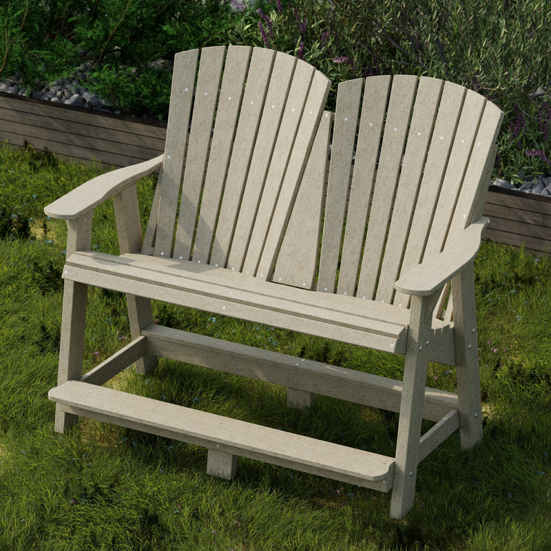 Heritage Double High Adirondack Bench by Wildridge