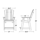 Heritage Balcony Counter Chair by Wildridge