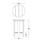 Heritage High Adirondack Chairs with Side Table by Wildridge