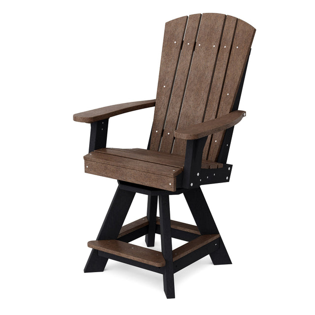 Heritage Balcony Swivel Counter Height Chair by Wildridge