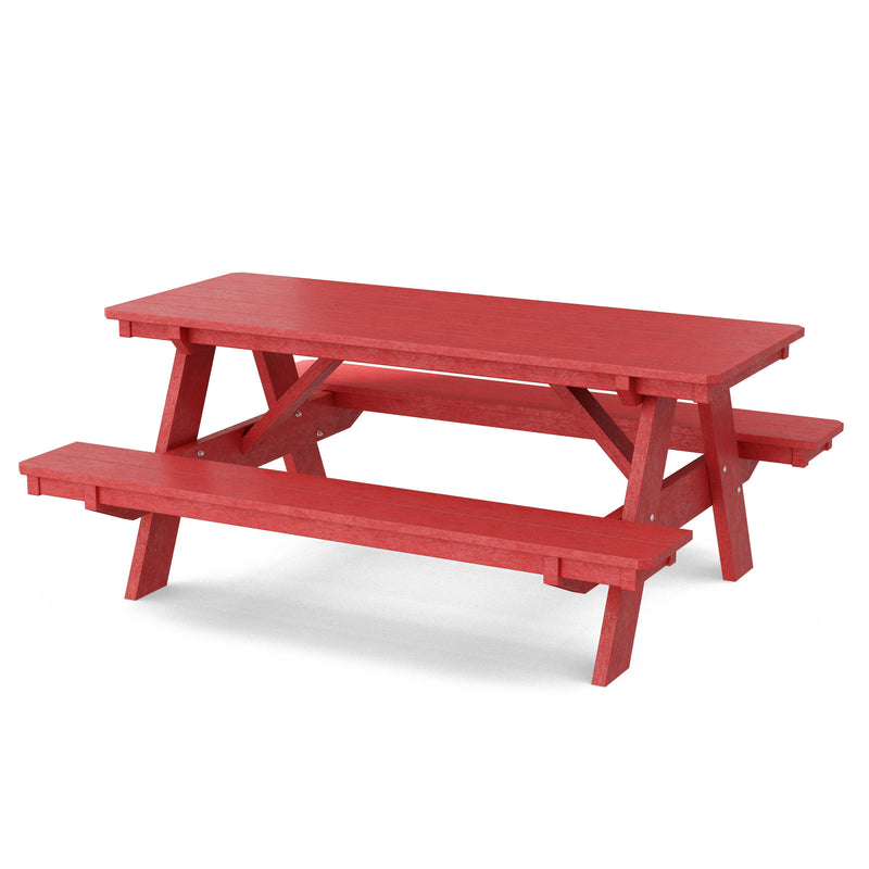 Heritage 72" Picnic Table with Attached Benches by Wildridge