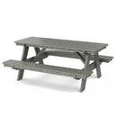 Heritage 72" Picnic Table with Attached Benches by Wildridge