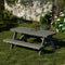 Heritage 72" Picnic Table with Attached Benches by Wildridge