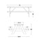 Heritage 72" Picnic Table with Attached Benches by Wildridge