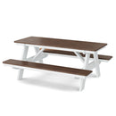 Heritage 72" Picnic Table with Attached Benches by Wildridge