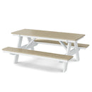 Heritage 72" Picnic Table with Attached Benches by Wildridge