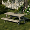 Heritage 72" Picnic Table with Attached Benches by Wildridge