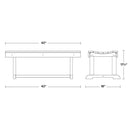 Heritage 42" Outdoor Patio Bench by Wildridge