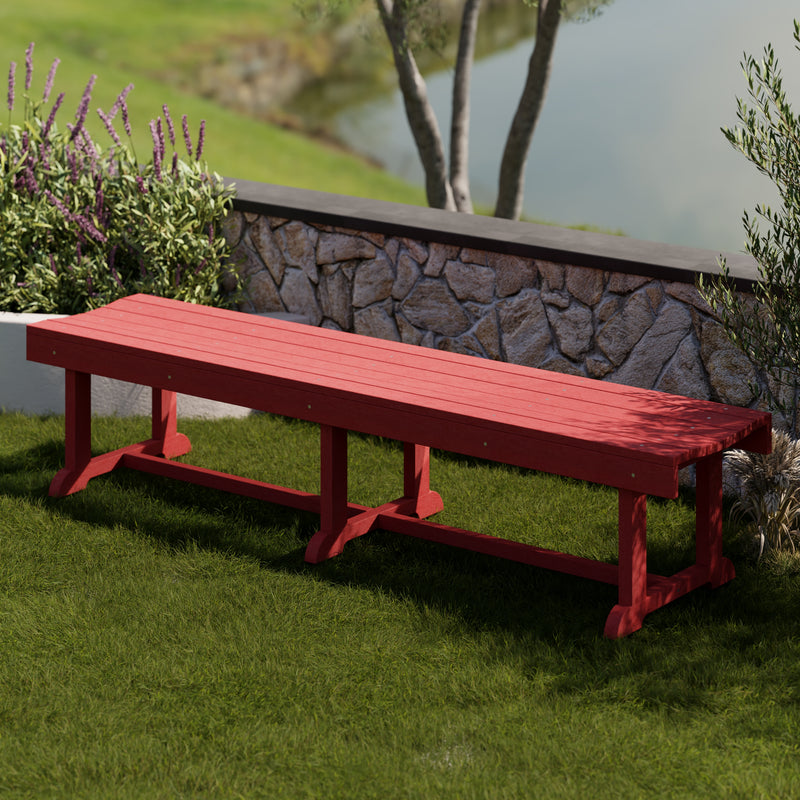 Heritage 68 inch Outdoor Patio Bench by Wildridge