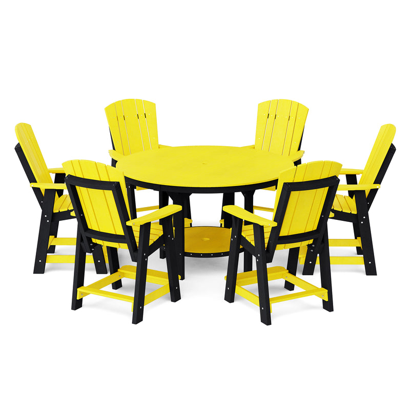 Heritage 7-Piece 60" Pub Counter Set in Two Tone by Wildridge