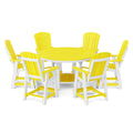 Heritage 7-Piece 60" Pub Counter Set in Two Tone by Wildridge