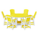Heritage 7-Piece 60" Pub Counter Set in Two Tone by Wildridge