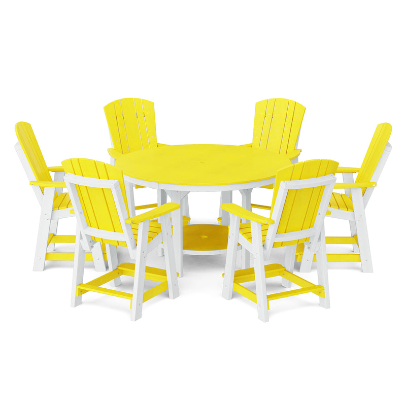Heritage 7-Piece 60" Pub Counter Set in Two Tone by Wildridge