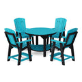 Heritage 5 Piece Set with 48 inch Round Pub Table and 4 Balcony Chairs by Wildridge