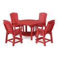 Heritage 5 Piece Set with 48 inch Round Pub Table and 4 Balcony Chairs by Wildridge