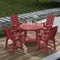 Heritage 5 Piece Set with 48 inch Round Pub Table and 4 Balcony Chairs by Wildridge