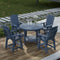 Heritage 5 Piece Set with 48 inch Round Pub Table and 4 Balcony Chairs by Wildridge