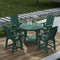 Heritage 5 Piece Set with 48 inch Round Pub Table and 4 Balcony Chairs by Wildridge