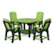 Heritage 5 Piece Set with 48 inch Round Pub Table and 4 Balcony Chairs by Wildridge