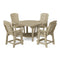 Heritage 5 Piece Set with 48 inch Round Pub Table and 4 Balcony Chairs by Wildridge