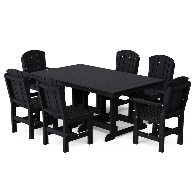 Heritage 7 Piece Patio Dining Set with 4 Dining Chairs and 2 Arm Chairs Set by Wildridge