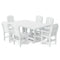 Heritage 7 Piece Patio Dining Set with 4 Dining Chairs and 2 Arm Chairs Set by Wildridge