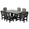 Heritage 7 Piece Patio Dining Set with 4 Dining Chairs and 2 Arm Chairs Set by Wildridge