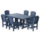 Heritage 7 Piece Patio Dining Set with 4 Dining Chairs and 2 Arm Chairs Set by Wildridge