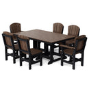 Heritage 7 Piece Patio Dining Set with 4 Dining Chairs and 2 Arm Chairs Set by Wildridge