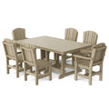 Heritage 7 Piece Patio Dining Set with 4 Dining Chairs and 2 Arm Chairs Set by Wildridge