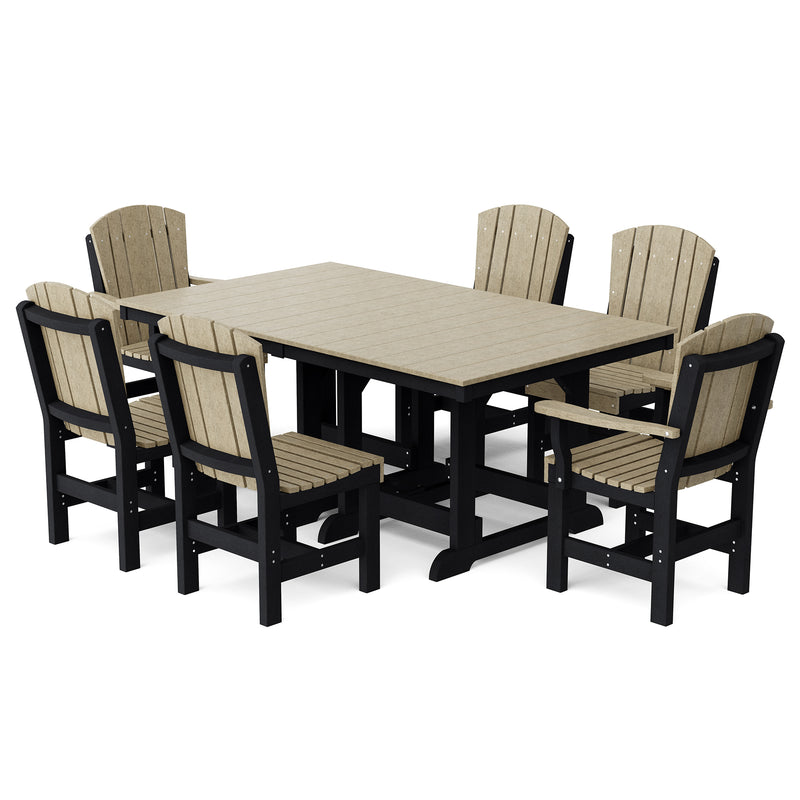 Heritage 7 Piece Patio Dining Set with 4 Dining Chairs and 2 Arm Chairs Set by Wildridge