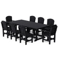 Heritage 9 Piece Patio Dining Set with 6 Dining Chairs and 2 Arm Chairs by Wildridge