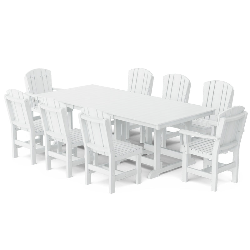 Heritage 9 Piece Patio Dining Set with 6 Dining Chairs and 2 Arm Chairs by Wildridge