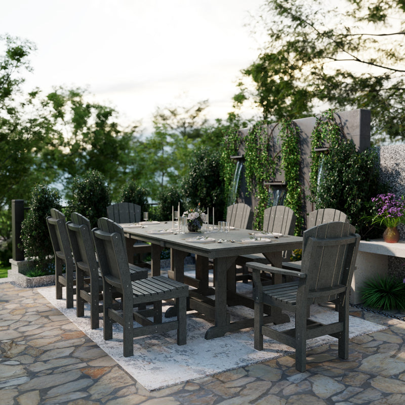 Heritage 9 Piece Patio Dining Set with 6 Dining Chairs and 2 Arm Chairs by Wildridge