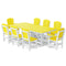 Heritage 9 Piece Patio Dining Set with 6 Dining Chairs and 2 Arm Chairs by Wildridge