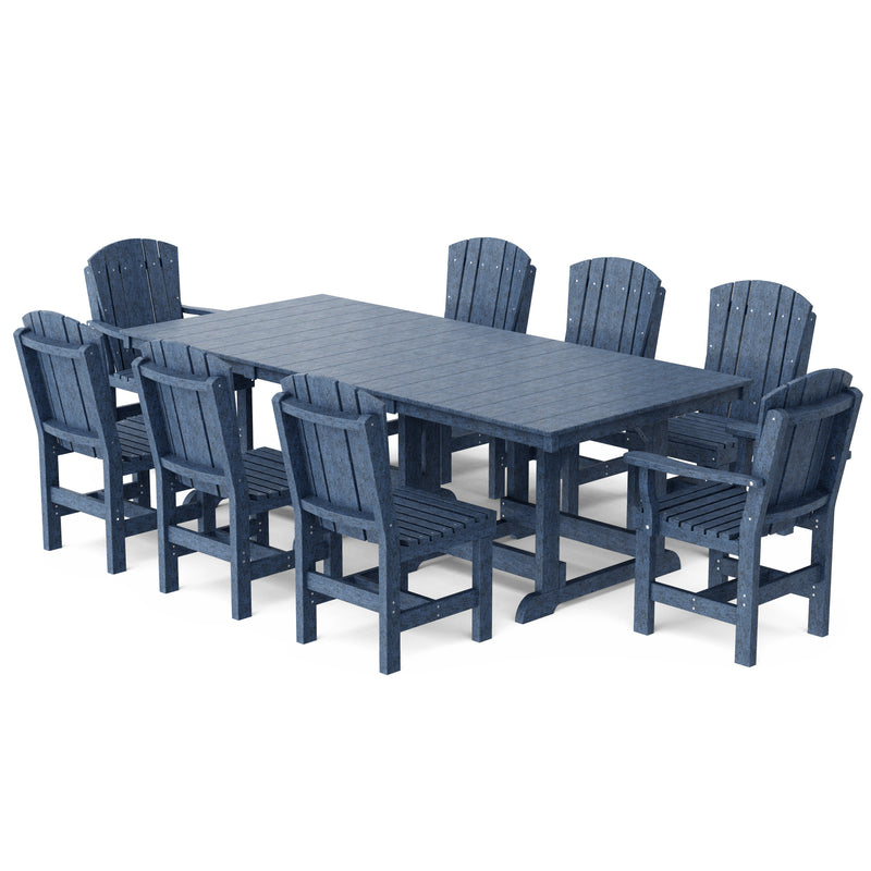 Heritage 9 Piece Patio Dining Set with 6 Dining Chairs and 2 Arm Chairs by Wildridge